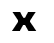 x